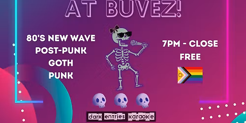 Final Goth\/80s\/Punk Karaoke at Buvez!