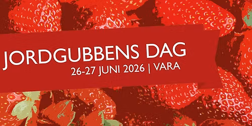 Jordgubbens dag 26-27 juni 2026