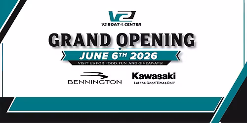 Grand Opening of Bennington & Kawasaki at V2 Boat Center