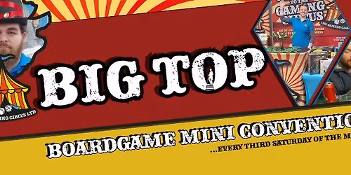 April Big Top Board Game Mini Convention