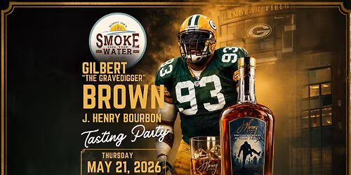 Meet Gilbert Brown at his Bourbon Tasting Party on Okauchee Lake ft. "The Gravedigger" by J. Henry