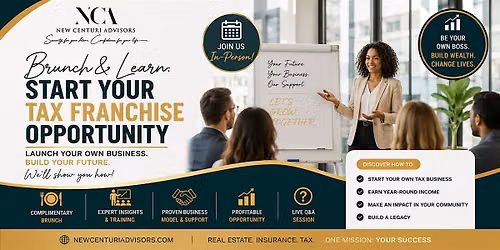 Brunch & Learn: Start Your Tax Franchise