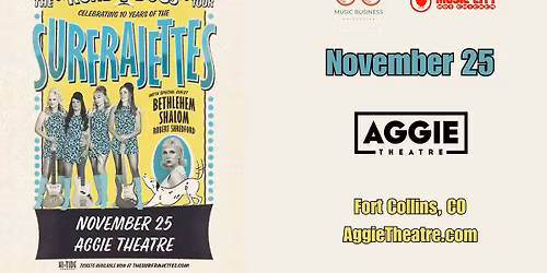 The Surfrajettes w\/ Bethlehem Shalom, Robert Shredford | Aggie Theatre | Presented by CSU MBC & MCHC