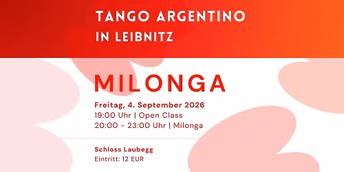 Milonga im Schloss Laubegg