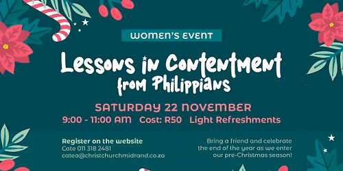 Women's Event | Lessons in Contentment from Philippians