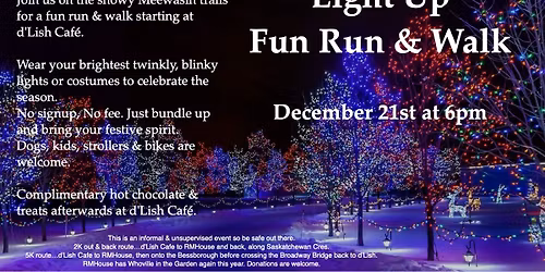 Light Up fun run & walk