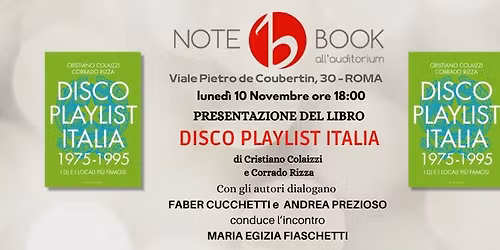 Presentazione a Roma di Disco Playlist Italia