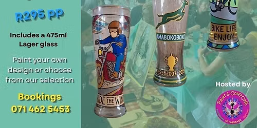 Paint a lager glass