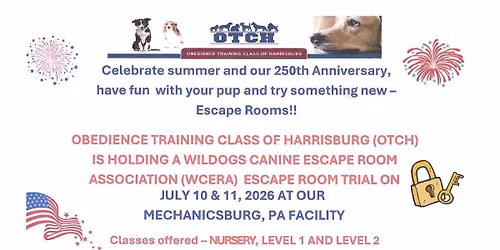 WILDOGS CANINE ESCAPE ROOM TRIAL