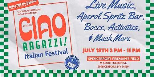 CIAO RAGAZZI FESTA D'ITALIA 2026