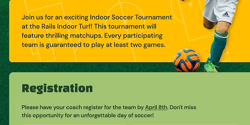 Spring Into Soccer Indoor Tournament