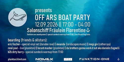 plankton OFF ARS boat party
