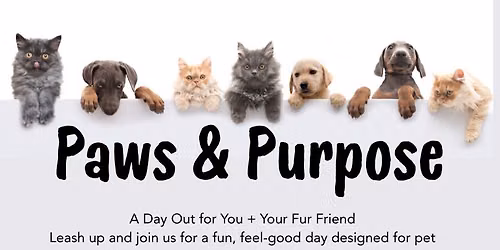 Paws & Purpose Play Day and Kid's Market