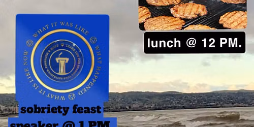 Sobriety Feast Speaker Recovery Beach and Volleyball