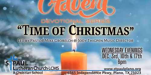 Advent Series "Time of Christmas"