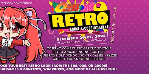 Ozine Fest Retro Anime & Cosplay Event