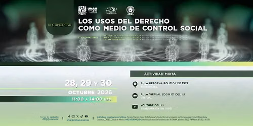 III Congreso \u201cLos usos del Derecho como medio de control social\u201d