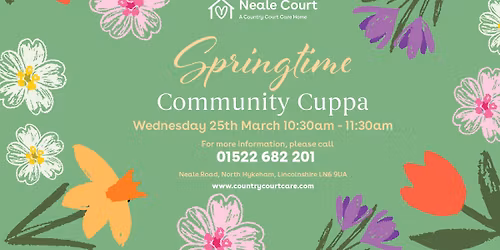 Springtime Coffee Morning at Neale Court