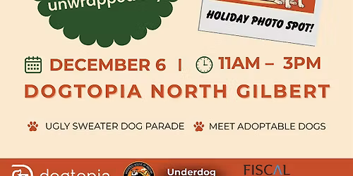 Santa Paws for a Cause: Holiday Toy Drive & Dog Adoption Event