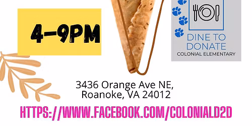 Bratcher's Dine to Donate Colonial PTA