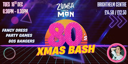 80s Xmas Zumba Bash \u2013 Festive Flashback Night!
