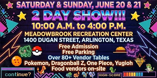 Arlington Card Show June 20 & June 21