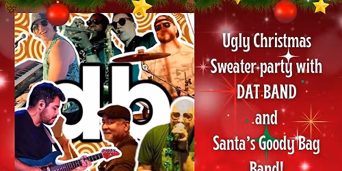 Ugly Christmas sweater party at The Belle and The Bear!