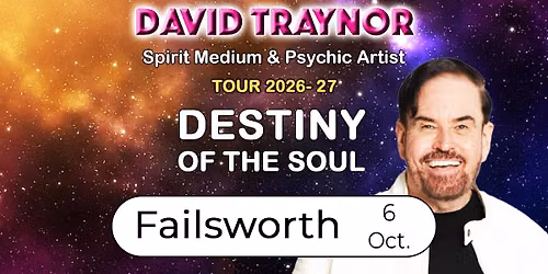 A fun evening of mediumship & psychic art in Failsworth, Manchester with David Traynor.