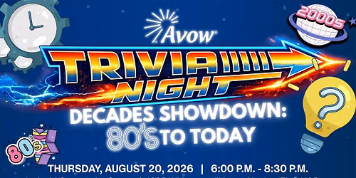 Trivia Night: Battle of the Decades - 80's to Today