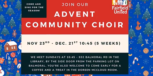 Fairfield United's Advent Community Choir