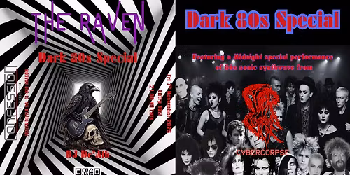 THE RAVEN Confession Club Krakow - DARK 80s Special  Gotyk New Wave New Romantic Synthpop Goth Punk