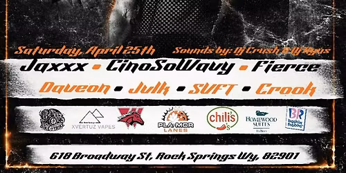 The Broadway Takeover: Jaxxx, Fierce & CinoSoWavy