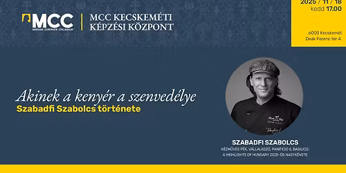 Akinek a keny\u00e9r a szenved\u00e9lye \u2013 Szabadfi Szabolcs t\u00f6rt\u00e9nete