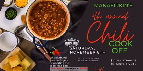 4th Annual Chili Cook Off at Manafirkin