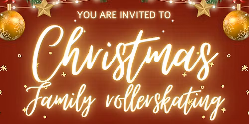 Family Christmas Rollerskating