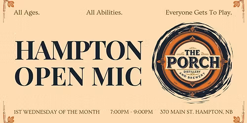 Hampton Open Mic @The Porch Hampton