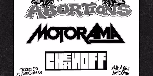 Dayglo Abortions, Motorama & Chernoff at Owl Acoustic Lounge