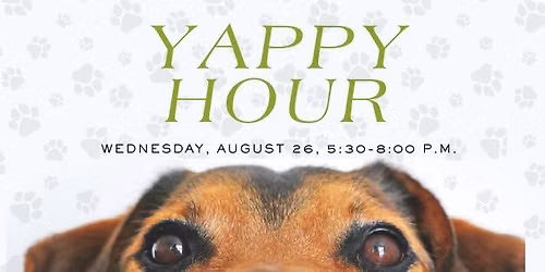 Join us for Yappy Hour! 