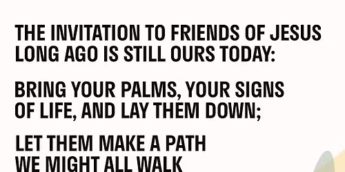 Palm Sunday at St. John's UCC 