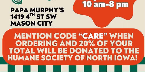 Pizza Party for Pets at Papa Murphy's