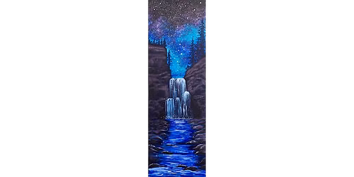 Galaxy Waterfall - Paint and Sip in Tyler | Classpop!\u2122