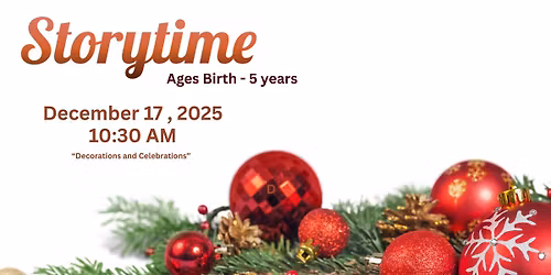 Storytime (Birth - 5 Years)