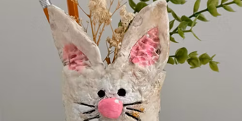 Bunny Glow Clay Creations  Kids Spring Break Art Therapy Class