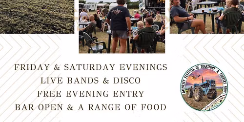 Live Music Saturday Evening - Dauntsey Festival of Transport & Country Show