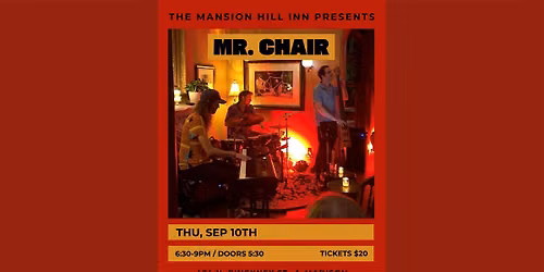 Jazz & Cocktails with Mr. Chair