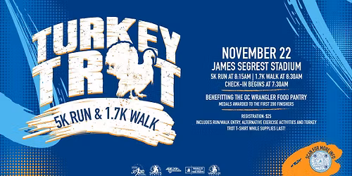 5th Annual Turkey Trot | 5K Run & 1.7K Walk