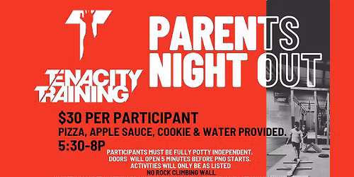 PARENTS NIGHT OUT- GLOW PARTY