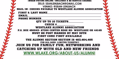 Westlake Alumni Day at Progressive Field