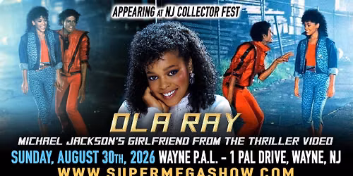 MICHAEL JACKSON fans rejoice meet OLA RAY from THRILLER in person!