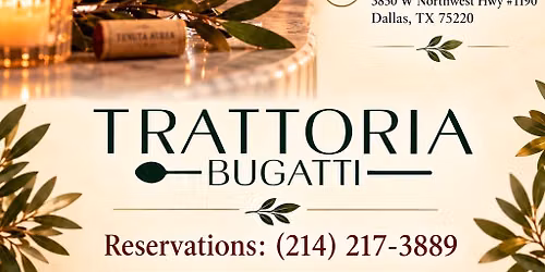 Trattoria Bugatti Tenuta Aurea Wine Tasting 